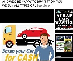 CARS WANTED