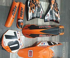 Ktm 125 plastics 150