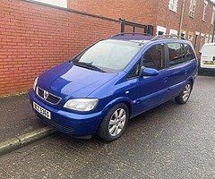 2005 Vauxhall zafira 2.0 dti 7seater motd till July
