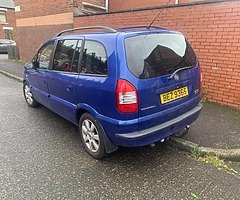2005 Vauxhall zafira 2.0 dti 7seater motd till July