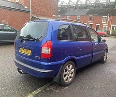 2005 Vauxhall zafira 2.0 dti 7seater motd till July