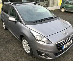 2016 Peugeot 5008 High Spec Family Edition 1.6 Blue HDi 120 7 Seater Leather 2 Media Screens
