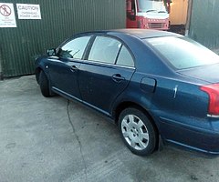 03 avensis for sale