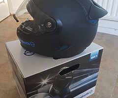 Schuberth SR1 with Fog Resistance Lens + Wind Deflector + Breath Deflector Head size 56-57 cm Size M - Image 8/10