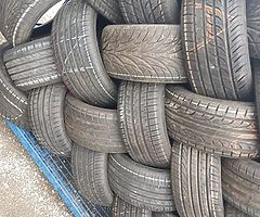 New & Partly worn tyres
