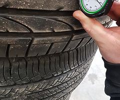 New & Partly worn tyres