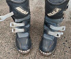 Wulf sport Mx boots size 3