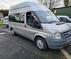 2008 FORD TRANSIT MINIBUS 2.2 TDCI HIGH ROOF PSVD JUNE 2021 £3000 - Image 4/9