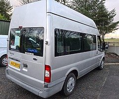 2008 FORD TRANSIT MINIBUS 2.2 TDCI HIGH ROOF PSVD JUNE 2021 £3000 - Image 8/9