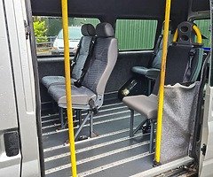 2008 FORD TRANSIT MINIBUS 2.2 TDCI HIGH ROOF PSVD JUNE 2021 £3000 - Image 9/9