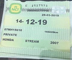 Honda Stream 7 seater