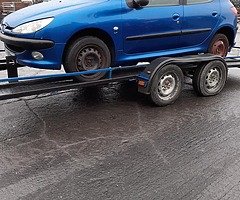 Old scrap cars
