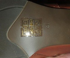 new leather shoes