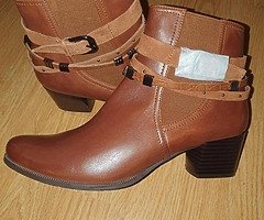 new leather shoes