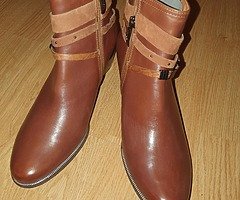 new leather shoes