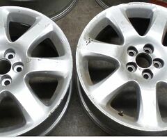 5x100 wheels for an av6