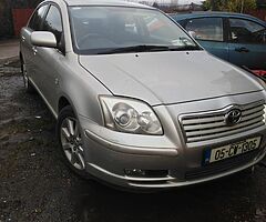 Toyota avensis 1.6 vvti nó nct ór tax starting and driving pm me if ur interested