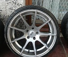 18 5x112. Alloys. For sale or swap