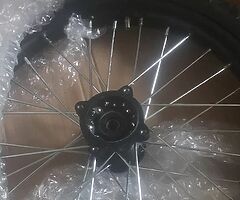 17" front pitbike wheel