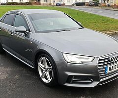 2018 Audi A4 s-line auto