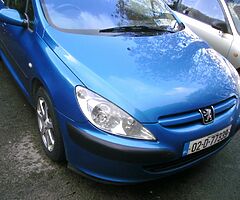 02 Peugeot 307 1.4 8 Valve, PARTS.