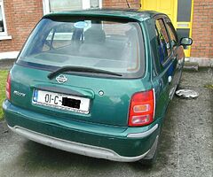 01 Nissan Micra 1.0, 4 Door, PARTS.
