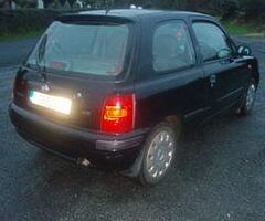 96 Nissan Micra 1.0, 3 Door, PARTS.