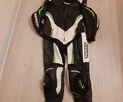One peice Scott leather suit