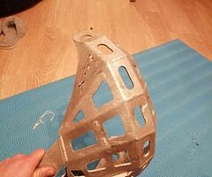 Husqvarna KTM TE EXC 17-19 XTR exhaust skid plate