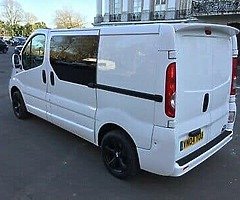 Renault trafic, vivaro, 3 seater + van