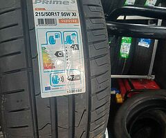 New tyres