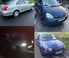 All Toyotas wanted for cash 
Best prices paid 