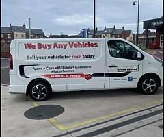We buy any vehicles