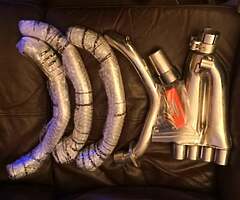 Honda CBR 600 F4 (FY,FX) Exhaust Downpipes headers Stainless - Image 4/4