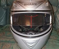 Shark motorbike helmet