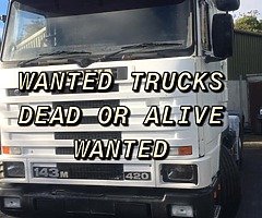 TRUCKS IN ANY CONDITION