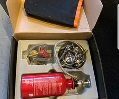 Camping multi fuel stove