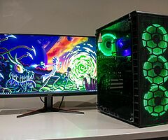 Gaming PC & Monitor - i5, GTX 1060 6GB Nvidia, 16GB RAM, 240GB SSD, 1TB HDD - Image 5/9