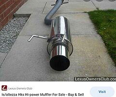 WANTED Hks hi silent power exhaust  or fujitsubo exhaust