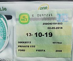 2008 Ford Fiesta 1.2L Petrol