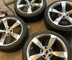 18” TTRS VW AUDI SEAT SKODA GOOD TYRES 5x112 07880705574