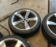 18” TTRS VW AUDI SEAT SKODA GOOD TYRES 5x112 07880705574 - Image 4/5
