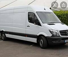 WANTED SPRINTER/CRAFTER VAN