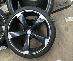 Set of 19” AUDI RS3 TTRS STYLE ALLOY WHEELS TYRES VW SEAT SKODA AUDI 07544148533