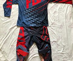 Fox 360 Mx gear 34 waist L top