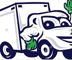 2 men with a van