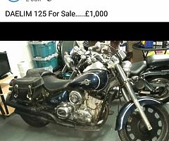DAELIM 125 CRUISER