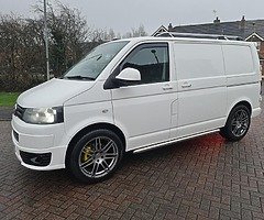 2014 VOLKSWAGEN TRANSPORTER 2.0 TDI SPORTLINE KITTED (NO VAT)

5 SPEED MANUAL
SWB
EURO 5