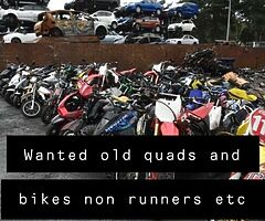 1996 farm quads wanted non runners Honda Yamaha Kawasaki
