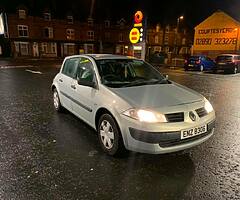 2003 renault megane 1.4 petrol motd till augest 90k miles - Image 5/7